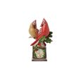 Cardinal Pair on Pedestal Fig Online Hot Sale