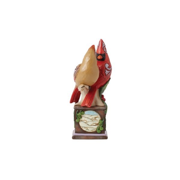 Cardinal Pair on Pedestal Fig Online Hot Sale