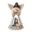 LED Nativity Angel with Open S For Sale