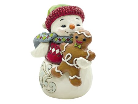 Mini Snowman Gingerbread Fig For Sale