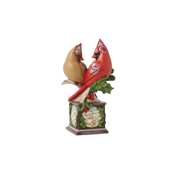 Cardinal Pair on Pedestal Fig Online Hot Sale