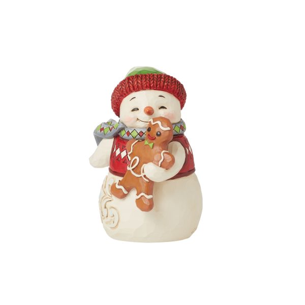 Mini Snowman Gingerbread Fig For Sale