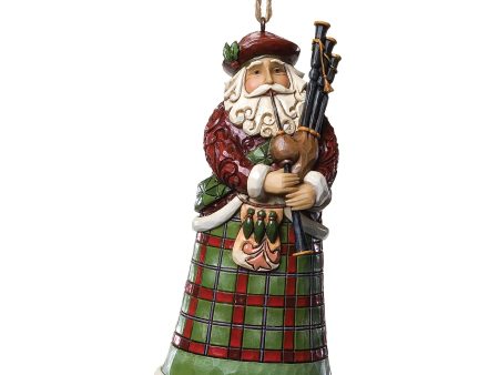 Scottish Santa Ornament For Sale