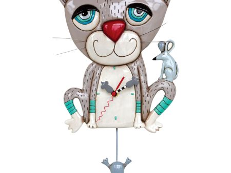 Mouser (Cat) Clock Hot on Sale