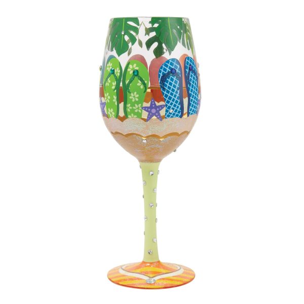 Stuck in the Sand Wine Glass Sale