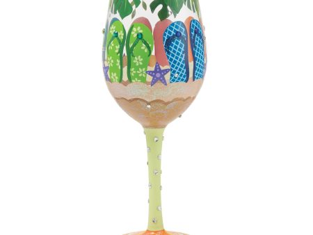 Stuck in the Sand Wine Glass Sale