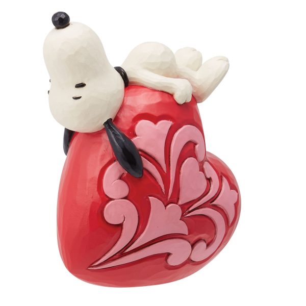 Snoopy Laying On Heart Sale