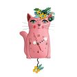 Pretty Kitty Pink Clock For Discount