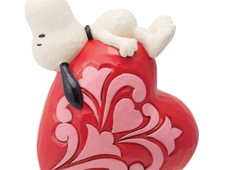 Snoopy Laying On Heart Sale