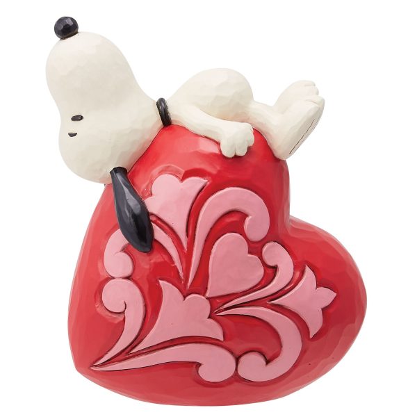 Snoopy Laying On Heart Sale