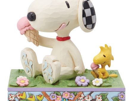 Snoopy & Woodstock Eating Ice For Discount