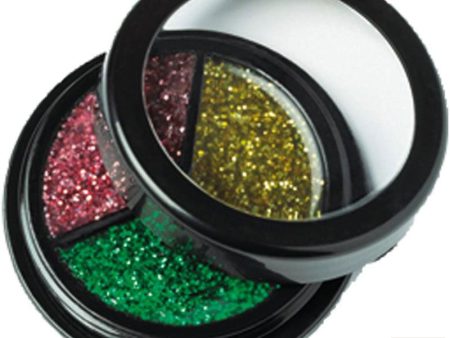 Trio Glitter gold, grün, pink For Cheap