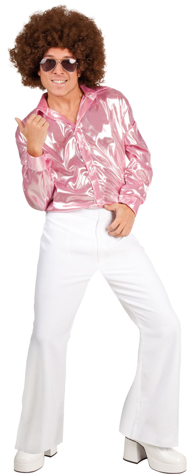 Shiny Disco Shirt pinkfarben Discount