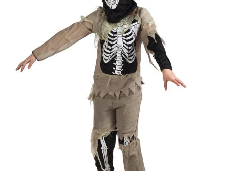 Zombie Skeleton Boy Kostüm For Cheap