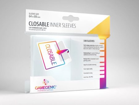 Gamegenic - Closable Inner Sleeves (100ct) Hot on Sale