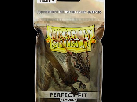 Dragon Shield - Toploading Perfect Fit Inner Sleeves - Smoke (100ct) Fashion