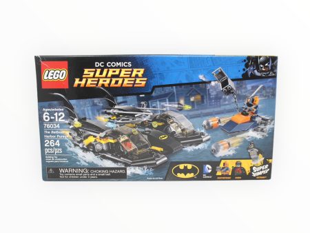 Retired Set 76034 DC Super Heroes The Batboat Harbor Pursuit Supply