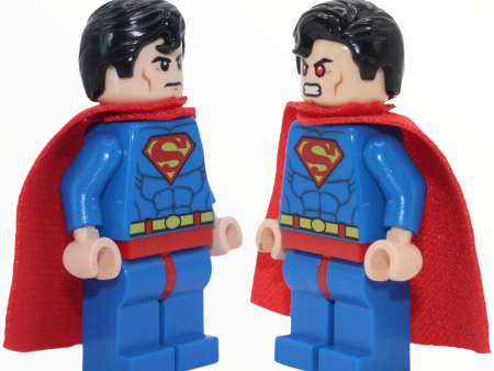 Superman (spongy cape, frown   red eyes) Online Hot Sale