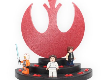 Star Wars Rebel-Themed Minifigure Display Stand (select a color) Supply