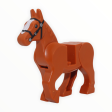 Dark Orange Horse (white blaze pattern, movable legs, 2022) Hot on Sale