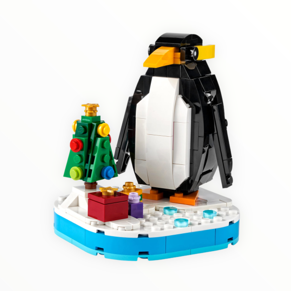 Retired Set 40498 LEGO Christmas Penguin (damaged box) on Sale