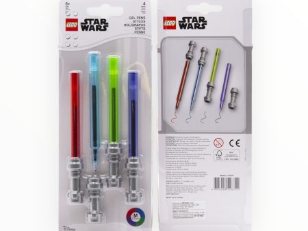 LEGO Star Wars Lightsaber Gel Pens (4 Pack) For Sale