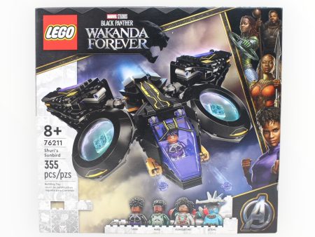 Retired Set 76211 Wakanda Forever Shuri s Sunbird Discount