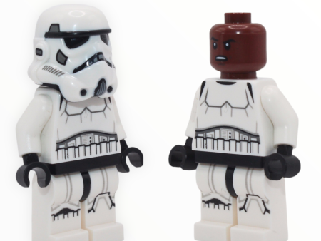 Stormtrooper (dual-molded helmet, simple torso, reddish brown head, 2021) Online Hot Sale