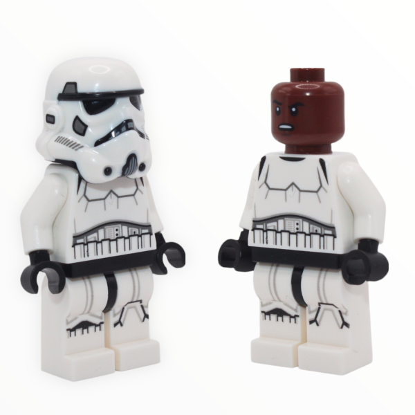 Stormtrooper (dual-molded helmet, simple torso, reddish brown head, 2021) Online Hot Sale