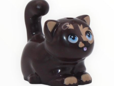 Pixel (large cat, sitting, dark brown, Friends) on Sale