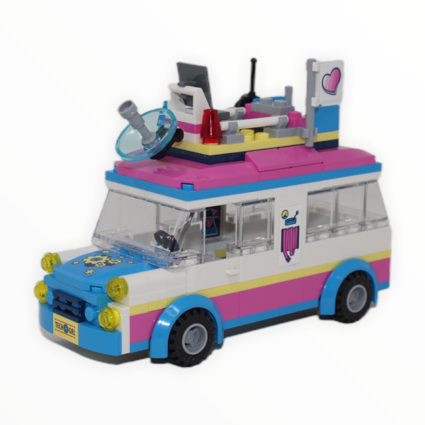 Used Set 41333 Friends Olivia’s Mission Vehicle Supply