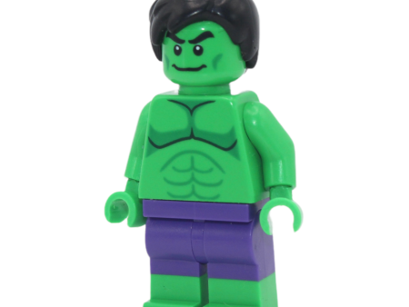 The Hulk (minifigure, smile   grin, dual-molded legs, 2022) Online