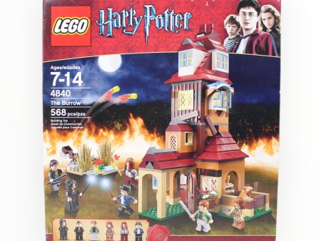 Certified Used Set 4840 Harry Potter The Burrow For Cheap