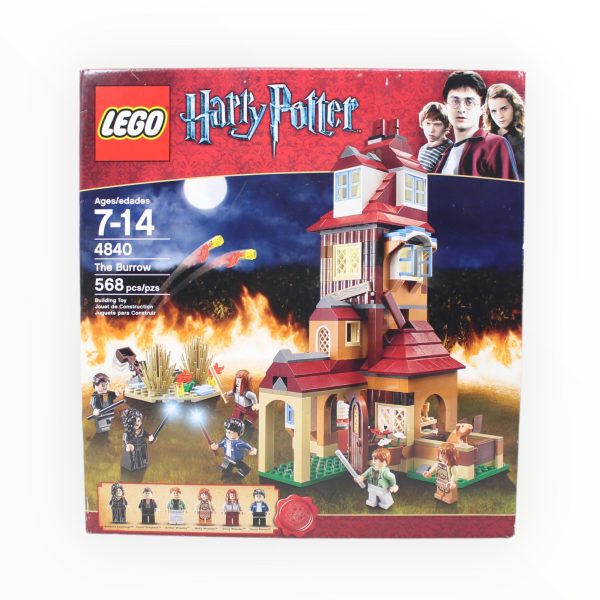 Certified Used Set 4840 Harry Potter The Burrow For Cheap