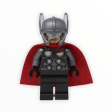 Thor (flat silver helmet, red cape, 2020) For Discount