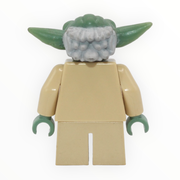 Yoda (Clone Wars, gray hair, dark orange belt, plain back) Hot on Sale