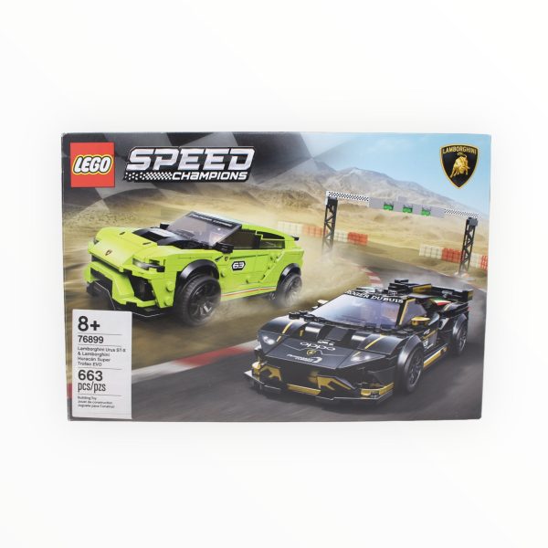 Certified Used Set 76899 Speed Champions Lamborghini Urus ST-X & Lamborghini Huracán Super Trofeo EVO on Sale