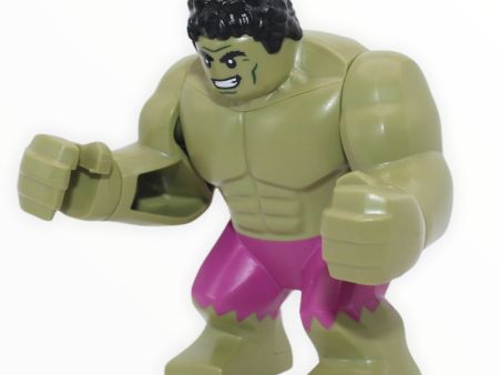 The Hulk (2020, olive green skin, smiling, magenta pants) Discount