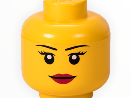 Small LEGO Girl Storage Head Online now