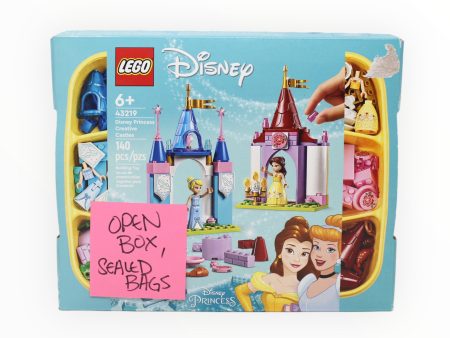 Certified Used Set 43219 Disney Princess Creative Castles (open box, sealed bags) For Sale