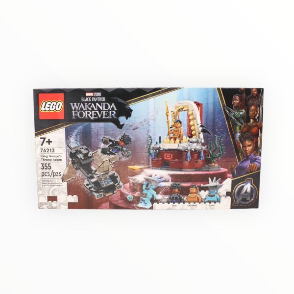 Retired Set 76213 Wakanda Forever King Namor’s Throne Room on Sale