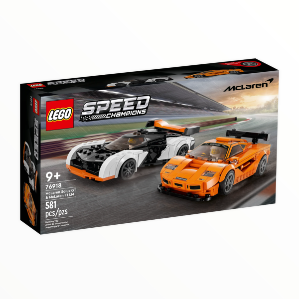 76918 Speed Champions McLaren Solus GT & McLaren F1 LM Hot on Sale