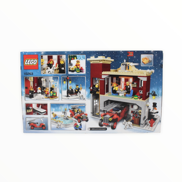 Certified Used Set 10263 Creator Winter Village Fire Station Sale