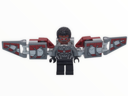 The Falcon (Infinity War, dark bluish gray suit, brick-built wings, stickered) For Cheap