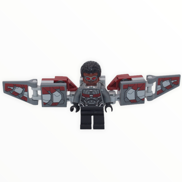 The Falcon (Infinity War, dark bluish gray suit, brick-built wings, stickered) For Cheap