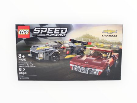 Retired Set 76903 Speed Champions Chevrolet Corvette C8.R Race Car and 1968 Chevrolet Corvette Online Sale